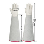 Cryogenic Gloves Low Temperature  Liquid Nitrogen Protective Gloves Cold Storage Safety Frozen Gloves  60cm
