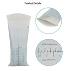 50Counts/Pack Clear Disposable Throw-up vomit Bag,Convenience Bag For Vomit and Urine Disposal