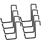 Large Vinyl Coated Heavy Duty Garage Storage Utility Hanging Hooks (6 Pack) - Rafter Hanger Hooks for Bicycle, Ladder, Fence, Pool Cover, Sport Equipment & More