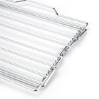 Adjustable Roast Rack Nickel-plated, 11 inches, Silver Adjustable Turkey Roasting Rack, Poultry Rack for Smokers and Grills, Chicken Roasting Rack,