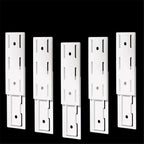 24 Pack Self Adhesive Power Strip Holder, Power Strip Holder Desktop Mobile Punch Free Socket Holder, Desktop Socket Fixer for Kitchen Home Office and Cable Management(White)