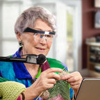 Rechargeable Magnifying Glasses with Light, Hands-Free Headset for Jewelers, Eyelash Extensions, Watch Repair, Cross Stitch, and Close Work