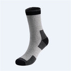 Wool Hiking Socks for Men - 5 Pairs Thick, Warm, Thermal Winter Crew Socks for Cold Weather Thick Cushion Moisture Wicking Crew Boot Socks