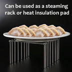 Pot Lid Organizer Pot Lid Holder Adjustable Pot Lid & Plate& Pans multipurpose Organizer Rack Holder Stainless Steel Dish Plate Drying Rack（Long 7-grid design）