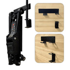 Wall Mount Floor Jack Stand Rack Organizer, Car Hydraulic Trolley Jack Stands Holder Wall Storage Rack Mount Brackets Jack Stands Tower Racing Trailer Accessories Tool