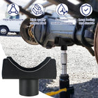 Bottle Jack Axle Adapter Lifting Saddle for 2.3.4"Round & 2.3.4" Square Tube,Bottle Jack Adapter Axle Saddle for Within Lifting Platform