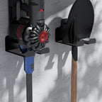Garage Organizer Trimmer Rack, Garden Power Tool Hanger Weed Whackers Holder Wall Mounted for Grass Trimmer, Hedge Trimmer, Garage Trimmer, Garden Tools,2 Pack black