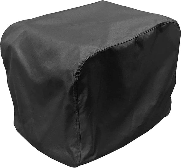 Generator Cover Waterproof, Heavy Duty Thicken 600D Polyester with Elastic Drawstring, Weather/UV Resistant Generator Cover for Universal Portable Generators Watt (black 52*27*32CM)