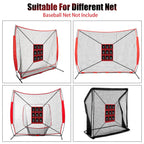19.29 * 27.56in Clear Numbered Strike Zone,Adjustable and Durable Pitching Net with Strike Zone for Baseball&Softball Net,Applicable for Various Age Pitching Training
