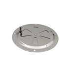 316 Grade Polished Stainless Steel  5inch Cabin Ventilation Plate Round Louver Vent Cover Butterfly Air Vent  with Side Knob for Marine Yacht