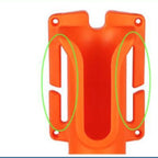 Adjustable Fishing Rod Socket Lightweight Poles Tube Mount Bracket Socket Accessories Easy Installation（Orange box with belt included）