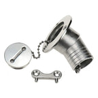 New Casting 1-1/2"(38mm) Boat Deck Fill/Filler with Key Cap Marine 316 Stainless Steel Hardware for Boat Yacht Caravan (Universal)