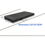 Treadmill Cover, Waterproof and Dustproof Walking Pad Cover Fit for Portable Folding Treadmills Home & Office UV Protection Walking Pad Treadmill Covers (Black 125*54*15CM)