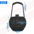 Bowling Mesh Bag, Single Bowling Ball Carrier with Reinforced  Handle, Black,  (excluding bowling)