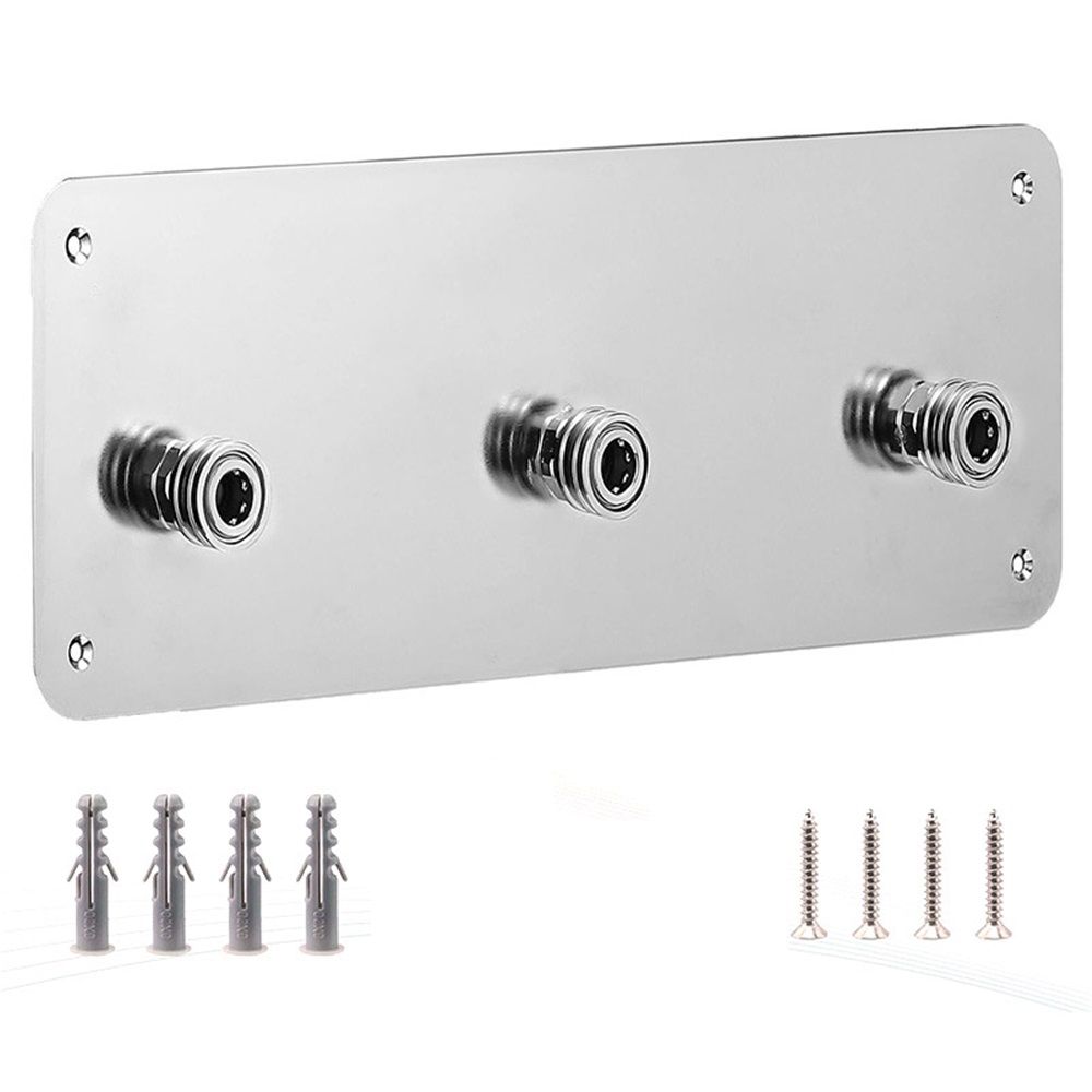 Foam Cannon Holder Pressure Washer Wall Mount Bracket Pressure Washer Nozzle Tips and Extension Wands Storage Organizer Car Wash Accessories Stainless Steel Tool Rack