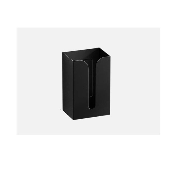 Wall Mount Glove & Tissue Dispenser Holder - Black