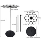 Rotatable Medal Hangers Display, Tabletop Medal Holder Rack Over 45+ Medals Capacity, Ideal for Sports Marathon Races Runners,Softball - Easy Hanging Metal