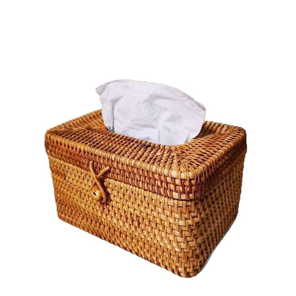 Rectangle Tissue Box Cover (Coffee)