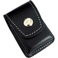2 Piece Lighter Case Sleeve Pouch Leather Lighters Holder Cover Lighter Storage Organizer  Black