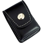 2 Piece Lighter Case Sleeve Pouch Leather Lighters Holder Cover Lighter Storage Organizer  Black