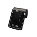2 Piece Lighter Case Sleeve Pouch Leather Lighters Holder Cover Lighter Storage Organizer  Black