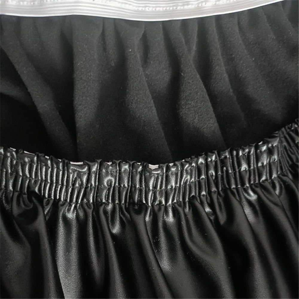 Waterproof PU Leather Stretch Bed Headboard Cover Wipeable Headboard Slipcover Dustproof Bed Head Cover for Bedroom (Black,180CM*70CM)