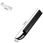 DIY Leather Surface Treatment Arc Thinning Knife Thinning Tool Leather Thinning Knife Leather Carving Tool Peeling Knife With three blades（Black）