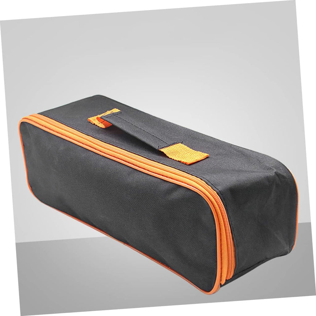 2pcs Vacuum Cleaner Storage Bag Black Car Organizer Portable Storage Bag Organizer Tool Kit Open Top Tool Tote, Black