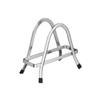 Cutting Board Rack Holder Stand - 304 Stainless Steel Chopping Board Organizer, Pan Rack with Stable Triangle Design, Stainless Steel Cutting Board Hold for Countertop Space Saving