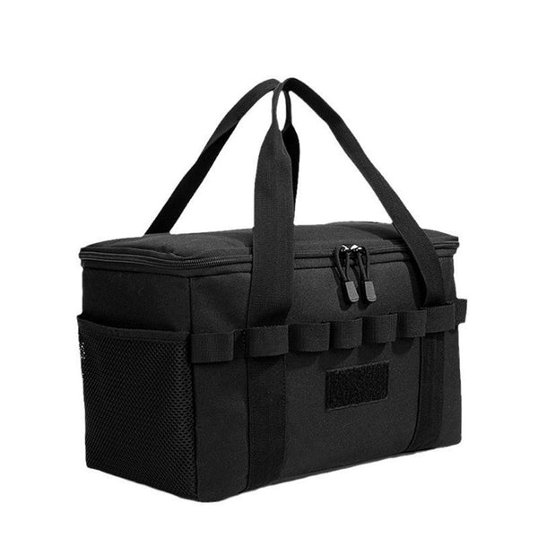 Camping Utility Tote Storage Bag, Trunk Organizer - Black