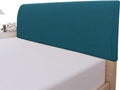 Stretch Bed Headboard Cover,Small Square Jacquard Headboard Slipcover, Dustproof Bed Head Cover for Bedroom (dark green)