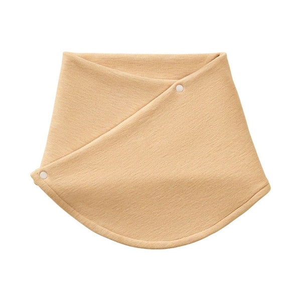 Neck Warmer Scarf for Woman Thickened Warm Neck Gaiter with Two Buttons Riding Windproof Warm Scarf（skin color）