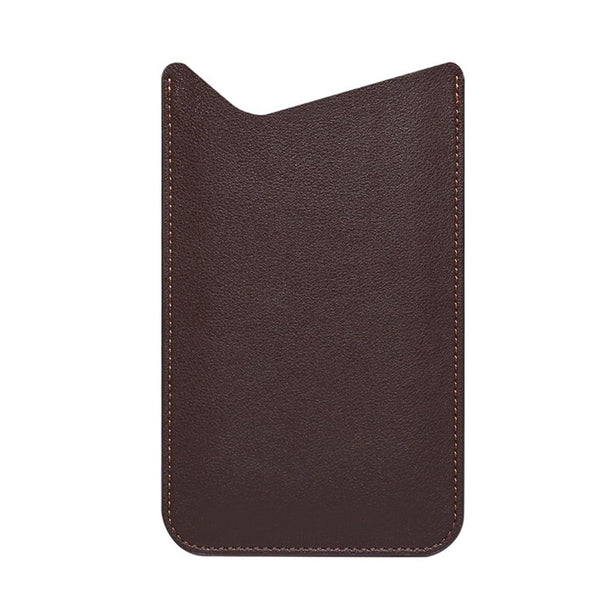 Leather Cell Phone Holster, Cell Phone Pouch Holder Men, Universal Leather Phone Sleeve Leather Wallet Holster Phone Bag  brown, medium size