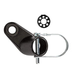 2pcs Flat, Universal Replacement Hitch, Easy Installation, Metal Body with Metal Pin, Fits Most Bikes, Compatible with Cargo and Child Trailers
