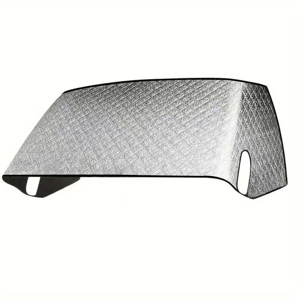 RV front windshield cover, sunshade, sun protection, heat insulation, sunshade, car use, anti frost, anti snow, windshield, anti snow cover（207*157*74cm）