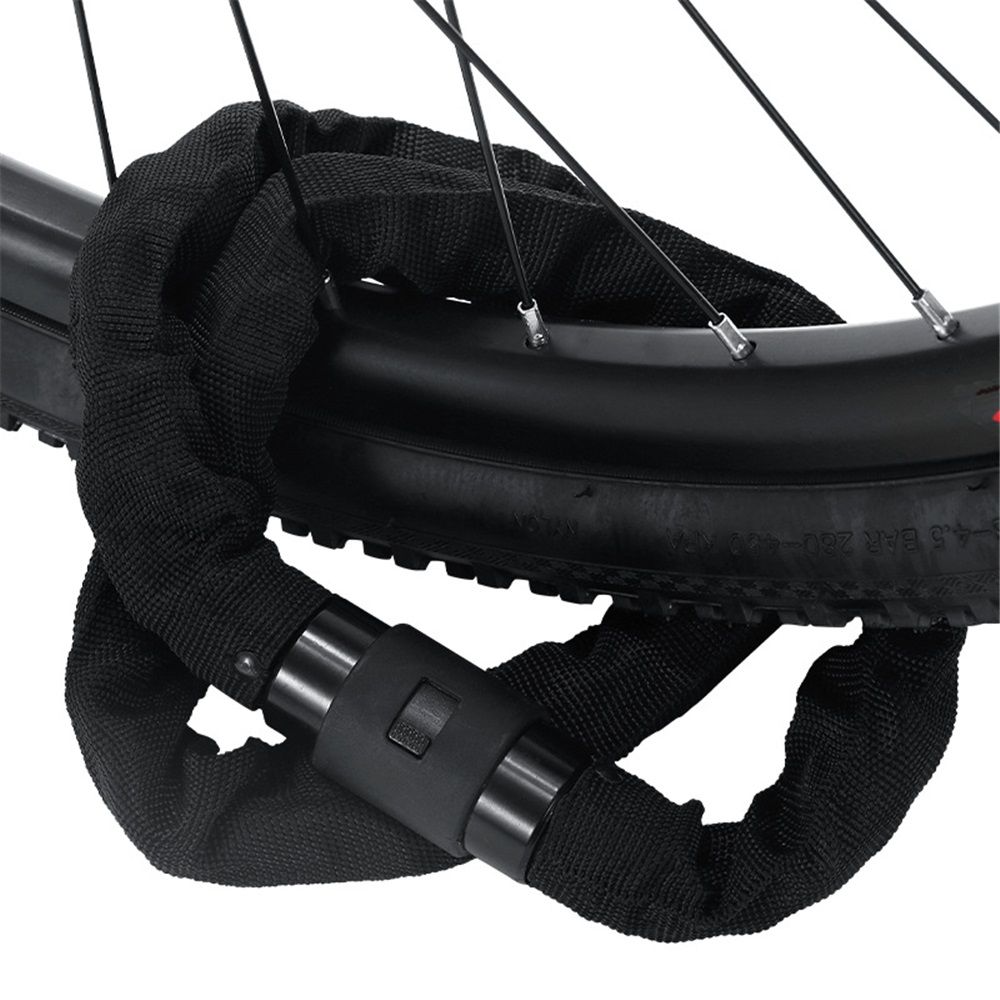 Bike Chain Lock 0.6m Heavy Duty Motorcycle Chain Locks Thick Anti-Theft Security Bicycle Lock with 2 Keys for Mountain Road Electric Bike, Motorcycles, Scooter, Door, Gates
