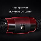 Bike Chain Lock 0.6m Heavy Duty Motorcycle Chain Locks Thick Anti-Theft Security Bicycle Lock with 2 Keys for Mountain Road Electric Bike, Motorcycles, Scooter, Door, Gates