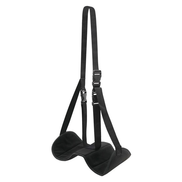 Airplane Foot Hammock - Portable Travel Foot Rest with Adjustable & Detachable Straps for Ergonomic Support on Flights, Cars, Trains, Lightweight & Packable for Long Haul Travel & Office