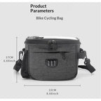 Bike Frame Bag Bicycle Handlebar Bag Bicycle Bag Bike Front Tube Bag Bike  Bag Bike Baskets Bag with Reflective Stripe