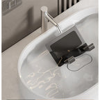 Hair Dryer Holder, Hair Dryer Holder Wall Mounted,New Upgrade Stainless Steel Self Adhesive Blow Dryer Holder Rack for Most Hair Dryers - Grey