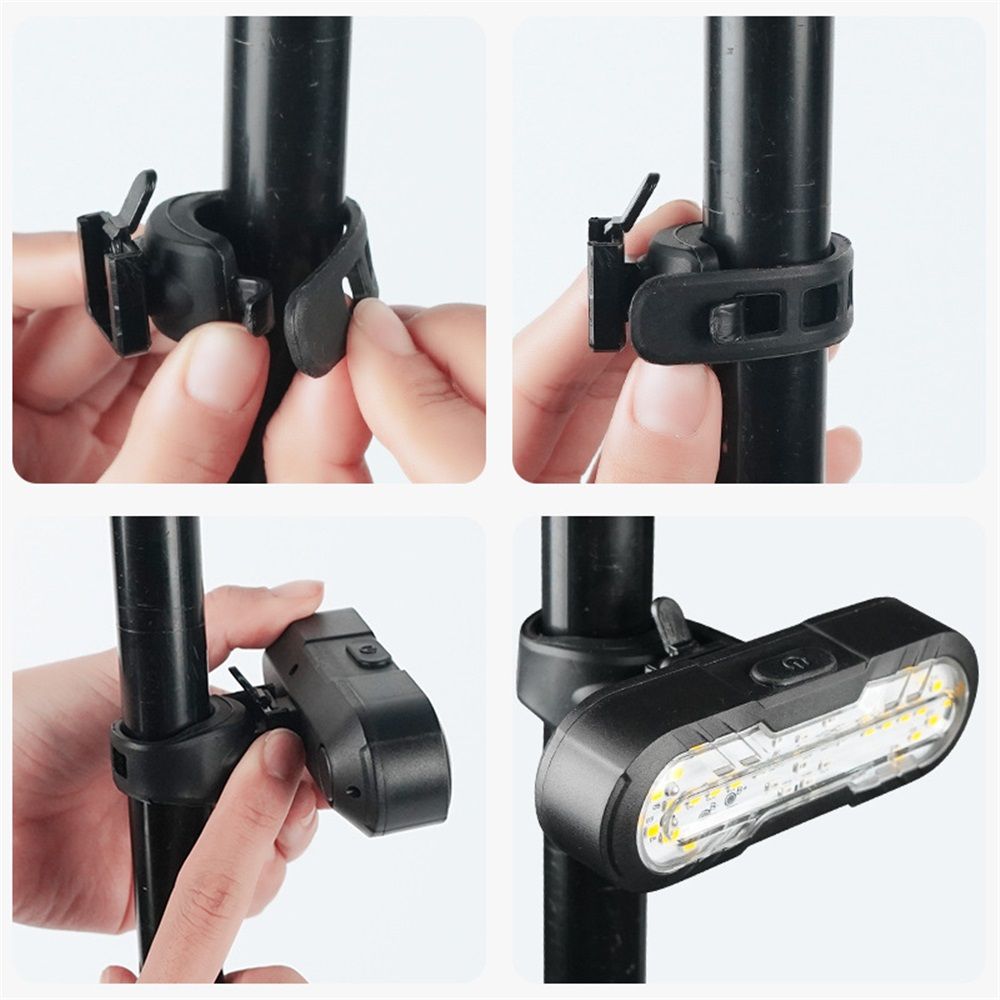 Bike Tail Light with Turn Signals USB Rechargeable Bike Turn Signals Ultra Bright LED Turn Signals for Bicycle