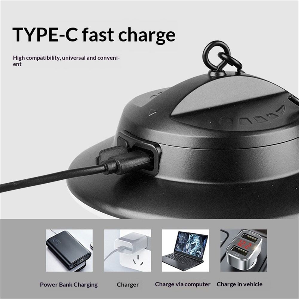 Camping up Tent Light for Hanging, LED Portable Overhead Lantern for Booths, Waterproof Outdoor Camp Lamp with Power for Glamping (Battery not included)
