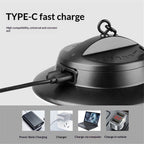 Camping up Tent Light for Hanging, LED Portable Overhead Lantern for Booths, Waterproof Outdoor Camp Lamp with Power for Glamping (Battery not included)