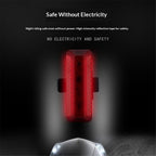Rechargeable Bike Tail Light, Waterproof Bicycle Rear Cycling Visible Safety Flashlight, 5 Light Mode Road Mountain Night Ride Hiking, Cycling, Camping, Boating