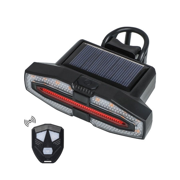 Rechargeable Waterproof Rear Bike Light Equipped with Remote