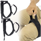 2 pairs Thigh Lifter Strap (4 Pack) - Pull Up Assistance Band - Medical Equipment Padded Wrist Tool For Leg Movement - Transfer Device For Limited Mobility, Knee Recovery