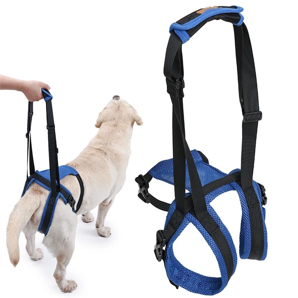 Dog Lift Harness, Dog Sling for Large Dogs Hind Leg Support, Adjustable Soft Padded Rehab Harness for Weak Rear Legs Elderly Injured Disabled Arthritic Dogs（M）
