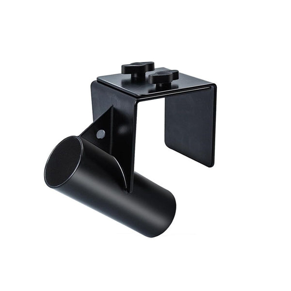 2 Pack Heavy Duty Adjustable Fishing Rod Bracket Holder - Black