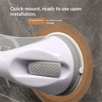 Shower Grab Bar Suction Cup 11 inch, Grab Bars for Bathtubs, Bathroom Safety Grip Shower Handle for Elderly and Seniors, Bath Handrails Removable & Reusable Waterproof, No Drilling