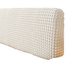 Bed Headboard Cover for Queen, Stretch Bed Head Board Slipcover Covers, Dustproof Protector Cover for Upholstered Headboard (White, for Queen Headboard (55"-67"))